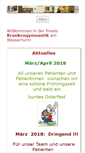 Mobile Screenshot of krankengymnastik-am-wasserturm.de
